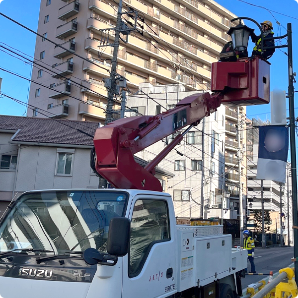 電気通信工事の配線ラック