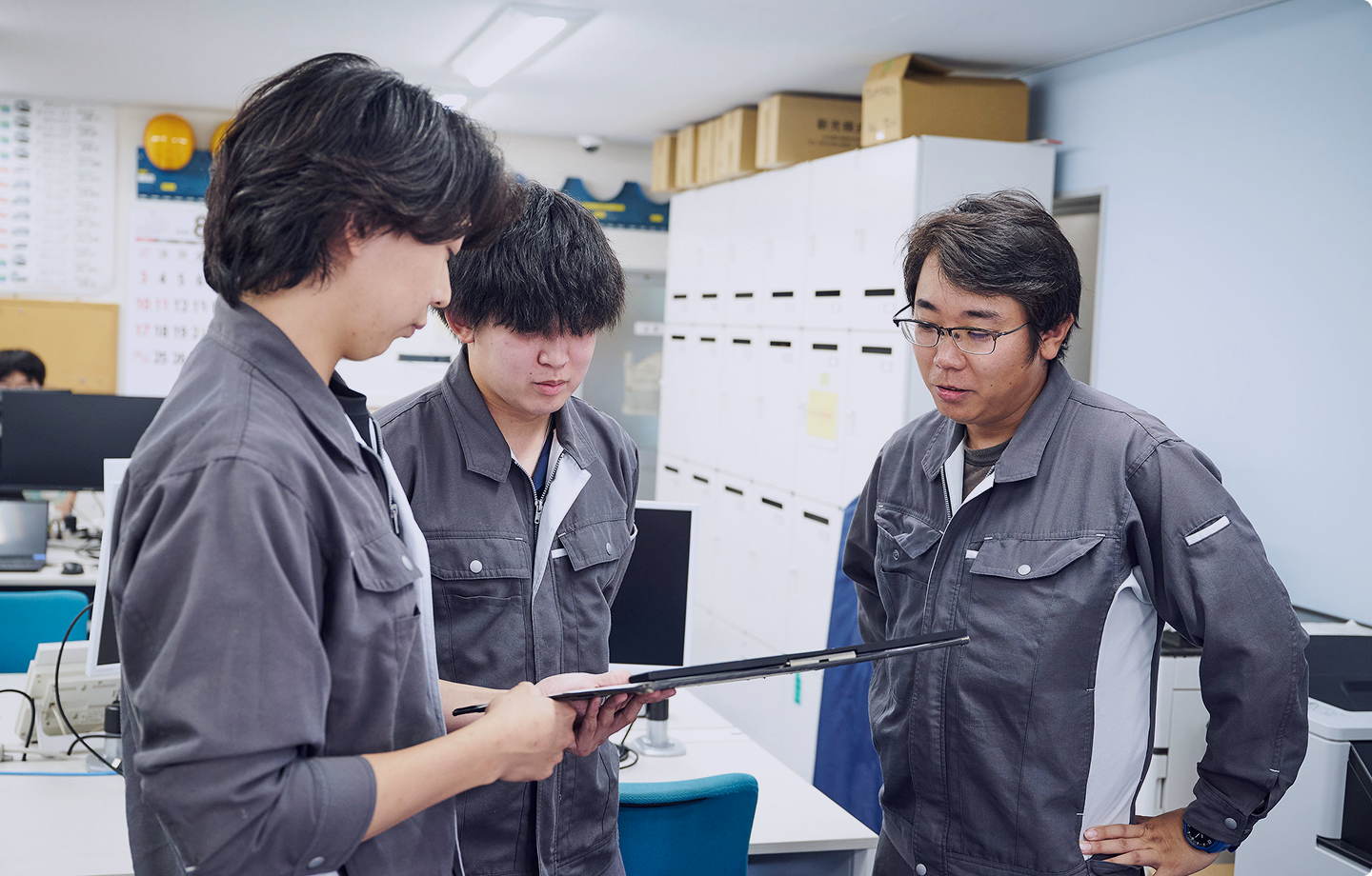 技術と品質 現場の様子(ミーティング)